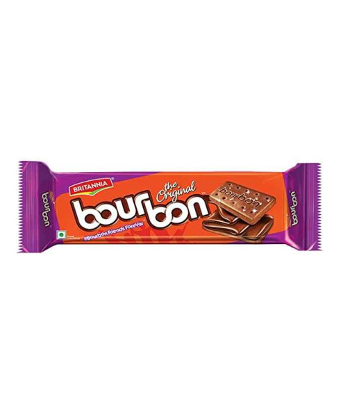 Britannia Bourbon Chocolate Cream Biscuits, 150g 